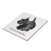 I Liebe My Scottie Dog Fliese (Seite)
