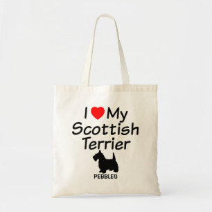 I Liebe My Scottish Terrier Dog Bag Tragetasche