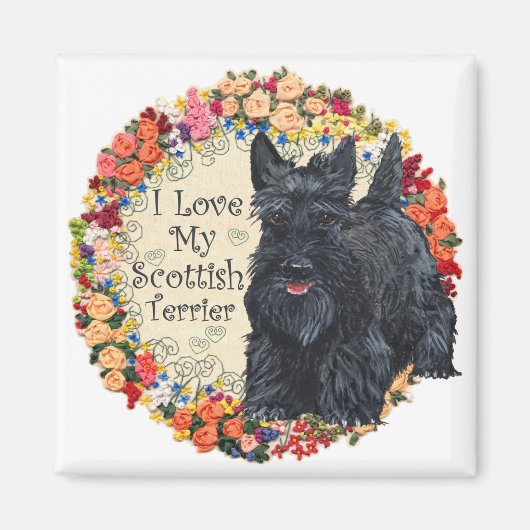 I Liebe My Scottish Terrier Magnet (Vorne)