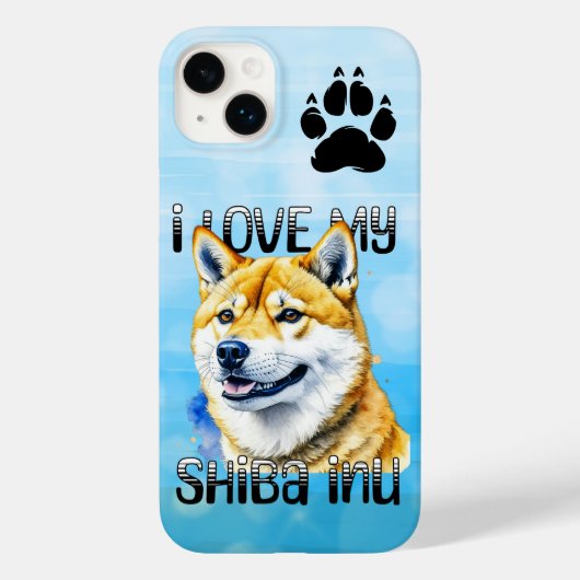 I Liebe My Shiba Inu | Hundebesitzer Case-Mate iPhone Hülle (Rückseite)