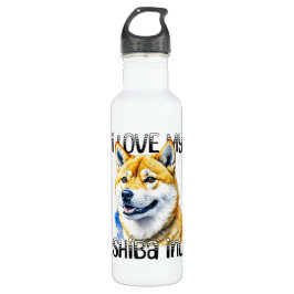 I Liebe My Shiba Inu | Hundebesitzer Edelstahlflasche