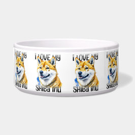 I Liebe My Shiba Inu | Hundebesitzer Napf