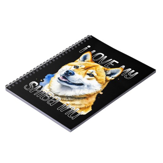 I Liebe My Shiba Inu | Hundebesitzer Notizblock (Linke Seite)