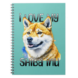 I Liebe My Shiba Inu | Hundebesitzer Notizblock