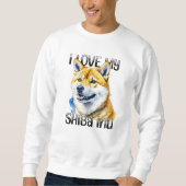 I Liebe My Shiba Inu | Hundebesitzer Sweatshirt (Vorderseite)