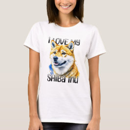 I Liebe My Shiba Inu | Hundebesitzer T-Shirt