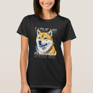 I Liebe My Shiba Inu   Hundebesitzer T-Shirt