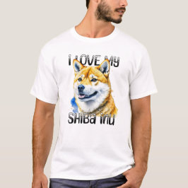 I Liebe My Shiba Inu | Hundebesitzer T-Shirt