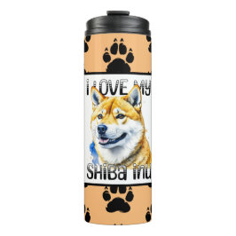 I Liebe My Shiba Inu | Hundebesitzer Thermosbecher
