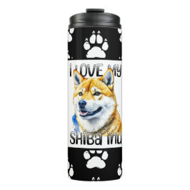 I Liebe My Shiba Inu | Hundebesitzer Thermosbecher