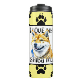 I Liebe My Shiba Inu | Hundebesitzer Thermosbecher