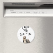 I Liebe My Shih Tzu Magnet (In Situ (Geschirrspüler))