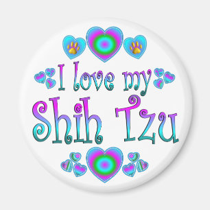 I Liebe My Shih Tzu Magnet