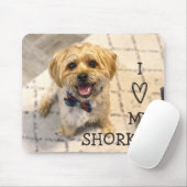 I Liebe My Shorkie | Vollständiges Foto Mousepad (Mit Mouse)