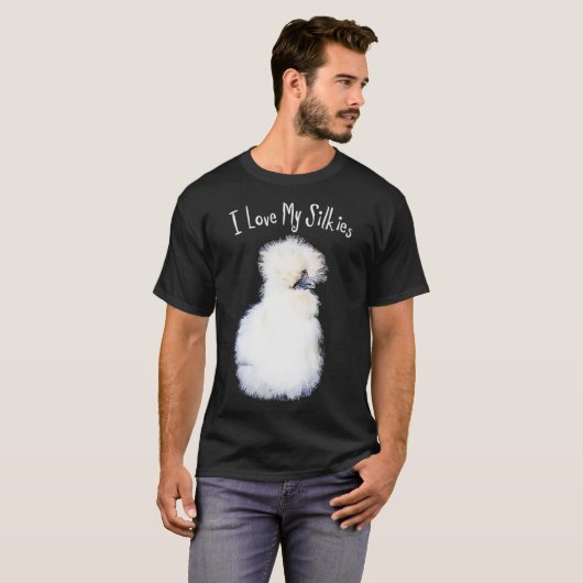 I Liebe My Silkies Silkie Chicken T-Shirt (Vorne ganz)