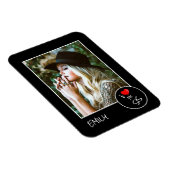 I Liebe My Sis, Custom Foto - Personalisiert Magnet (Rechte Seite)