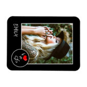 I Liebe My Sis, Custom Foto - Personalisiert Magnet (Horizontal)