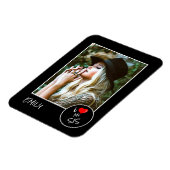 I Liebe My Sis, Custom Foto - Personalisiert Magnet (Linke Seite)