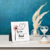 I Liebe My SISTER - Bestes Personalisiertes Gesche Fotoplatte (InSitu)