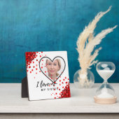 I Liebe My SISTER - Bestes Personalisiertes Gesche Fotoplatte (InSitu)