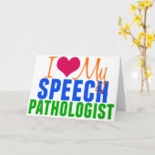 I Liebe My SLP Karte (Gelbe Blume)