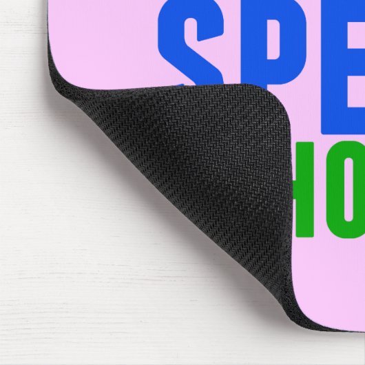 I Liebe My SLP (pink) Mousepad (Ecke)