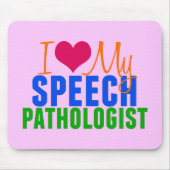 I Liebe My SLP (pink) Mousepad (Vorne)