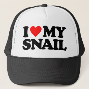 I LIEBE MY SNAIL TRUCKERKAPPE