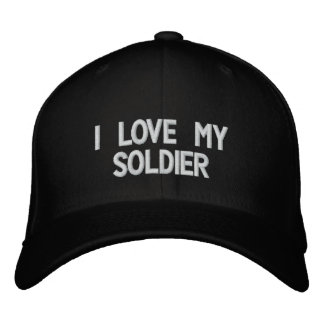 'I Liebe My Soldier' bestickter Hut