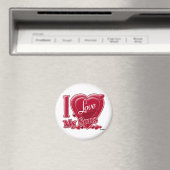I Liebe My Sons red - heart Magnet (In Situ (Geschirrspüler))