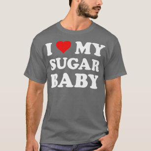I Liebe My Sugar Baby Funny Ehefrau Mama Bridge Pr T-Shirt