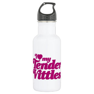 I Liebe My Tender Vittles Edelstahlflasche