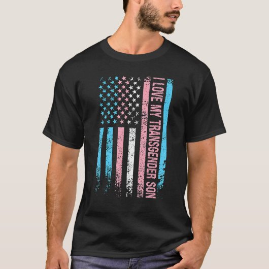 I Liebe My Transgender Son Trans Lgbt Lgbtq T-Shirt (Vorderseite)