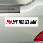 I Liebe My Travel Van Liebe Heart Autoaufkleber (Auf Auto)