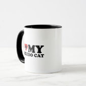 I Liebe My Tuxedo Cat Tasse (Vorderseite Links)