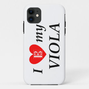 I Liebe My Viola (I Heart My Viola) iPhone 11 Hülle