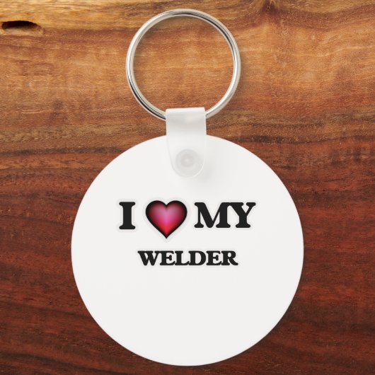 I Liebe my Welder Schlüsselanhänger (Vorderseite)