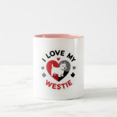 I Liebe My Westie Dog Tasse (Mittel)