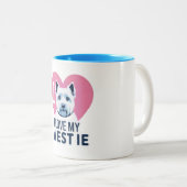 I Liebe My Westie Dog Tasse (VorderseiteRechts)