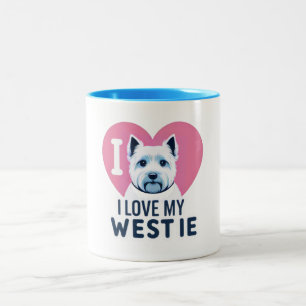 I Liebe My Westie Dog Tasse