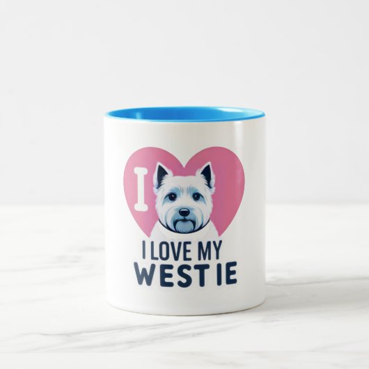 I Liebe My Westie Dog Tasse (Mittel)