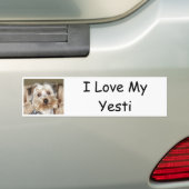 I Liebe My Yesti Autoaufkleber (Auf Auto)