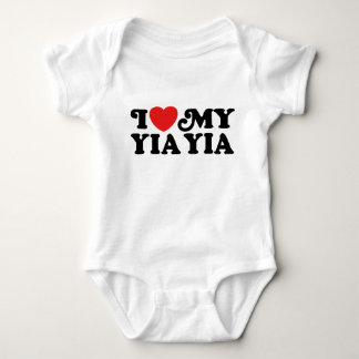 I Liebe My Yia Yia Baby Strampler