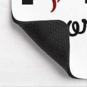 I Liebe My Yorkie Mousepad (Ecke)