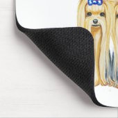 I Liebe My Yorkies Art Design Mousepad (Ecke)