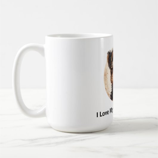 I Liebe My Yorkshire Terrier Kaffeetasse (Links)