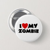 I Liebe My Zombie Button (Vorne & Hinten)