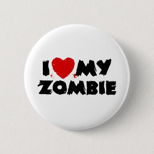 I Liebe My Zombie Button