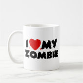 I Liebe My Zombie Kaffeetasse (Links)