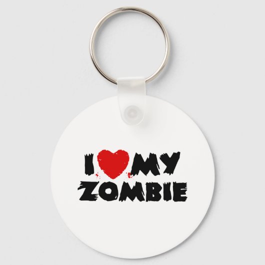 I Liebe My Zombie Schlüsselanhänger (Vorderseite)